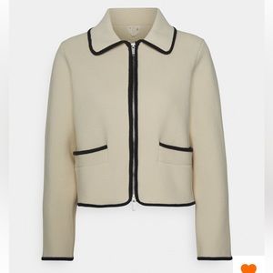 Arket Off White Contrast Jacket